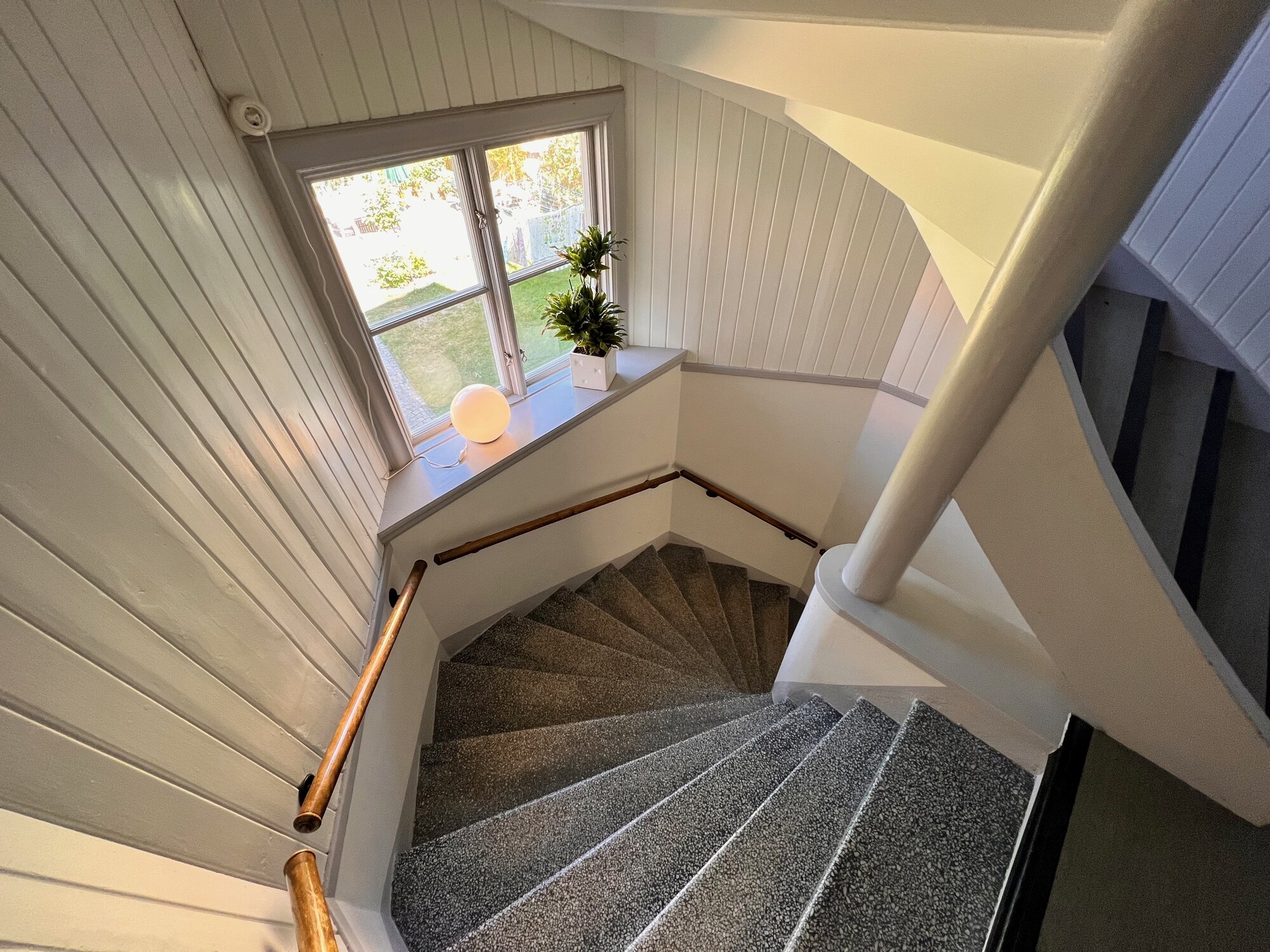 Trappuppgången, sedd uppifrån